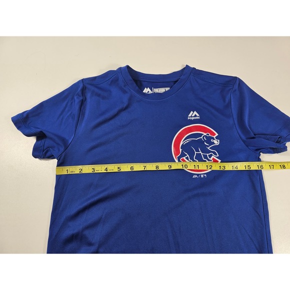 Majestic evolution tee Size YM your medium cubs baseball performance - Picture 6 of 7